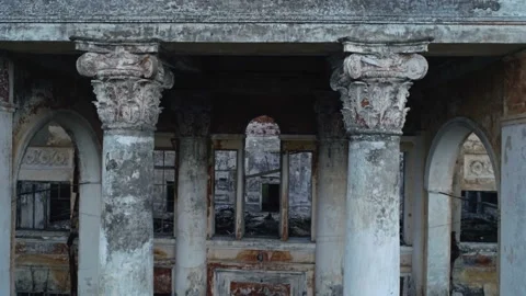 Abandoned Building Stock Footage 90056686