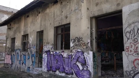 Abandoned Building Stock Footage 103933390