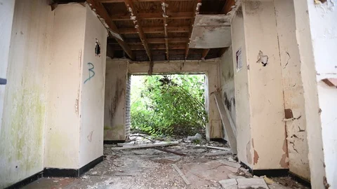 Abandoned Building Stock Footage 113815143