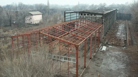 Abandoned building Video stock 235811739