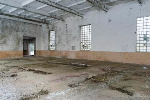 Abandoned building interior Stock Photos