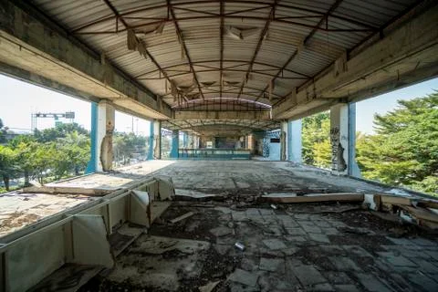 Abandoned building interior Stock Photos