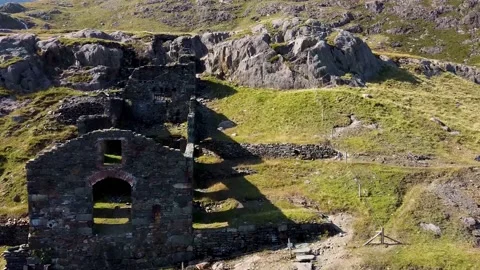 Abandoned building Mount Snowden 库存影片 148430729