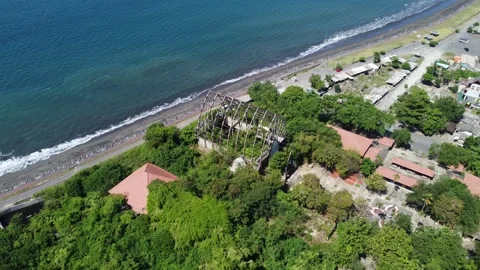 Abandoned building orbit Vídeo Stock 329892167