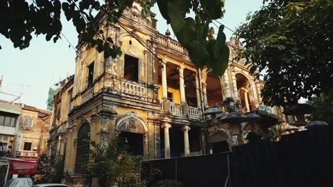 Abandoned building in Phnom Penh Stock Footage 132080271