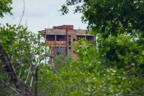 The abandoned building 写真素材