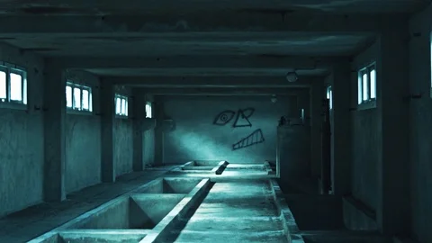 Abandoned building room Video stock 85843807
