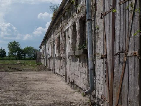 Abandoned building scene  Stock Photos