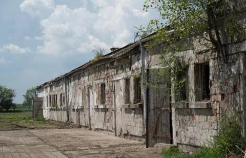 Abandoned building scene  写真素材