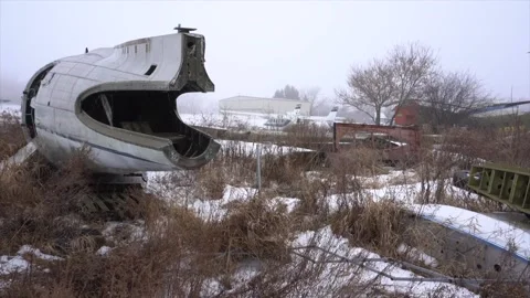 Abandoned C-47 Stock Footage 239446567