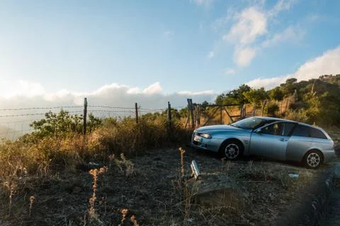 Abandoned car Stock Photos