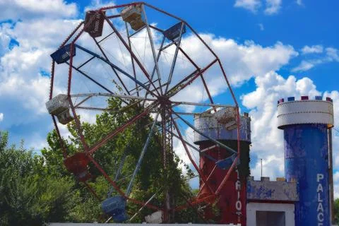 Abandoned Carnival 스톡 사진