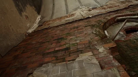 Abandoned Cathedral Building Video stock 70703753