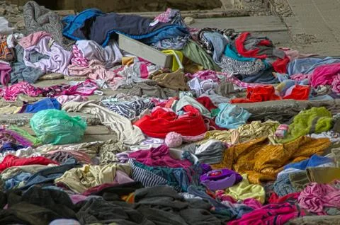 Abandoned clothes Stock Photos