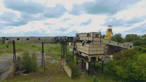 Abandoned coal mine. Stock Footage 131667053