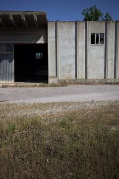 Abandoned compound in the countryside Stock Photos