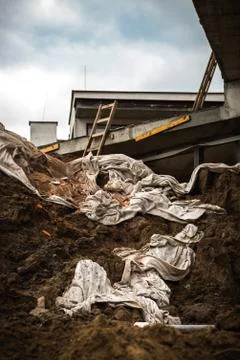 Abandoned construction Stock Photos