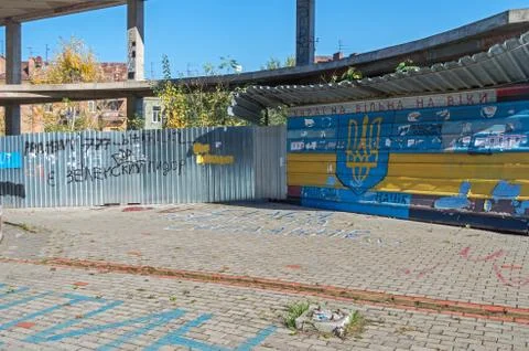 Abandoned construction site Stock Photos