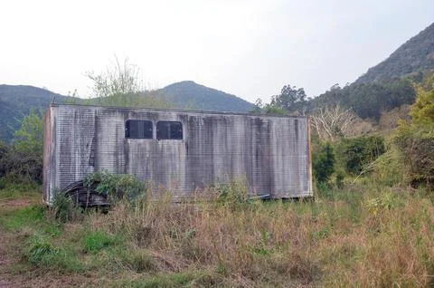 Abandoned container Stock Photos