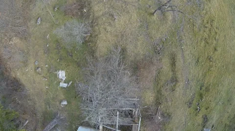 Abandoned Cottage Stock Footage 36053731