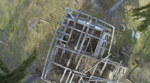 Abandoned Cottage Stock Footage 36053899