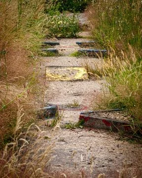 Abandoned Crazy Golf Course Stock Photos