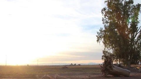 Abandoned desert building 2 Stock Footage 79017495