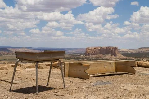 Abandoned in the Desert Stock Photos
