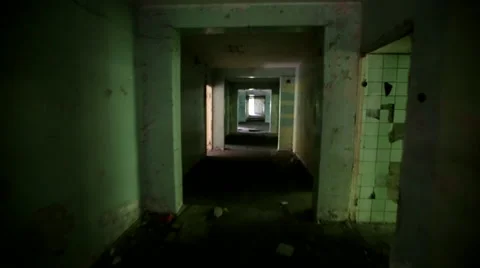 Abandoned destroyed building. War. Video stock 68657856