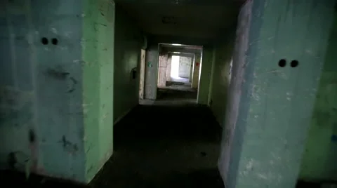 Abandoned destroyed building. War. Stock Footage 68657864