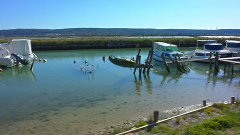 Abandoned dock Stock-Footage 93491847