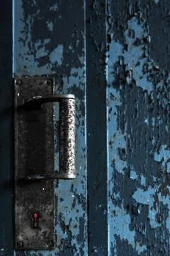 Abandoned door interior Stock Photos