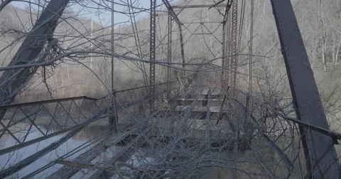 Abandoned Drawbridge Stock Footage 169428406