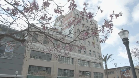 Abandoned empty city during coronavirus quarantine Raw color Stock Footage 127120151