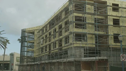 Abandoned empty city during coronavirus quarantine. Raw color Stock Footage 127121365