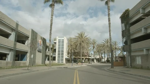Abandoned empty city during coronavirus quarantine. Raw color Stock Footage 127121444