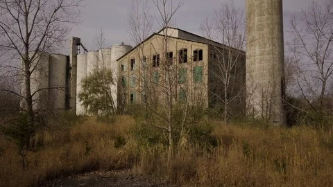 Abandoned Factory 1 Stock Footage 87417953