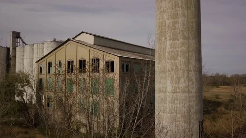 Abandoned Factory 2 Stock Footage 87419738