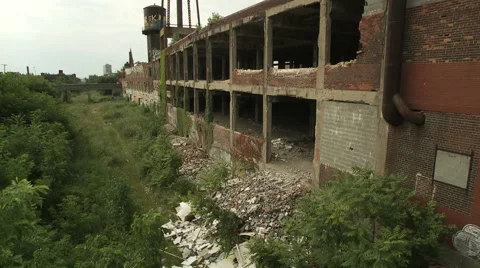 Abandoned Factory 2 Pre-development Stock Footage 67449702