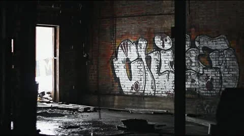 Abandoned factory Stock Footage 10845733