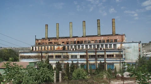 Abandoned factory Stock Footage 31758067