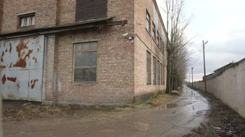 Abandoned factory Stock Footage 33326527