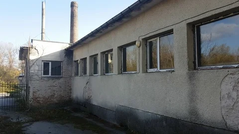 Abandoned factory Stock Footage 98102118