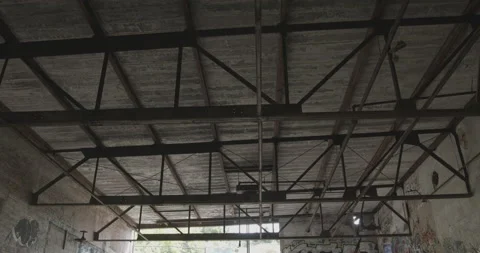 Abandoned factory Stock Footage 148186938