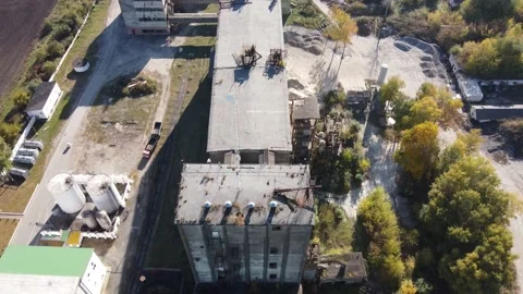 Abandoned factory Stock Footage 162983316