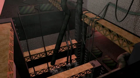 Abandoned factory, old, manufacturing, empty. Stock Footage 44768491