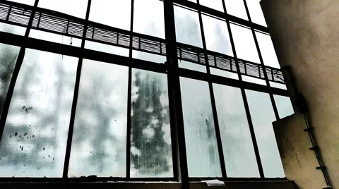 Abandoned factory Panning left. Stock Footage 68094868