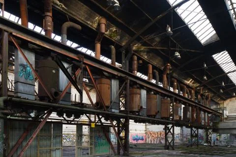 Abandoned Factory Stock Photos