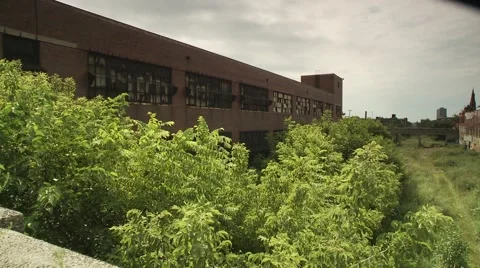 Abandoned Factory Pre-Development Stock Footage 67449573