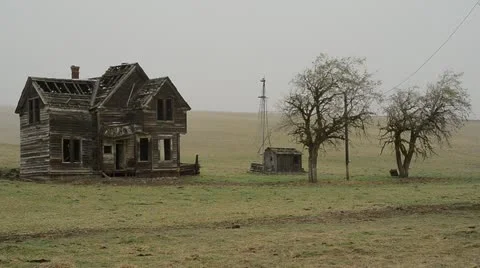 Abandoned Farm 03 Stock Footage